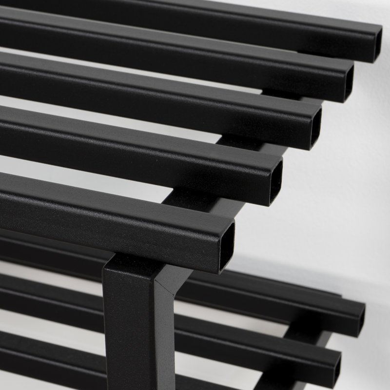 6 Pair Shoe Rack, Black