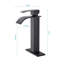 Robinet de lavabo de salle de bain à poignée simple avec bonde escamotable Waterfall