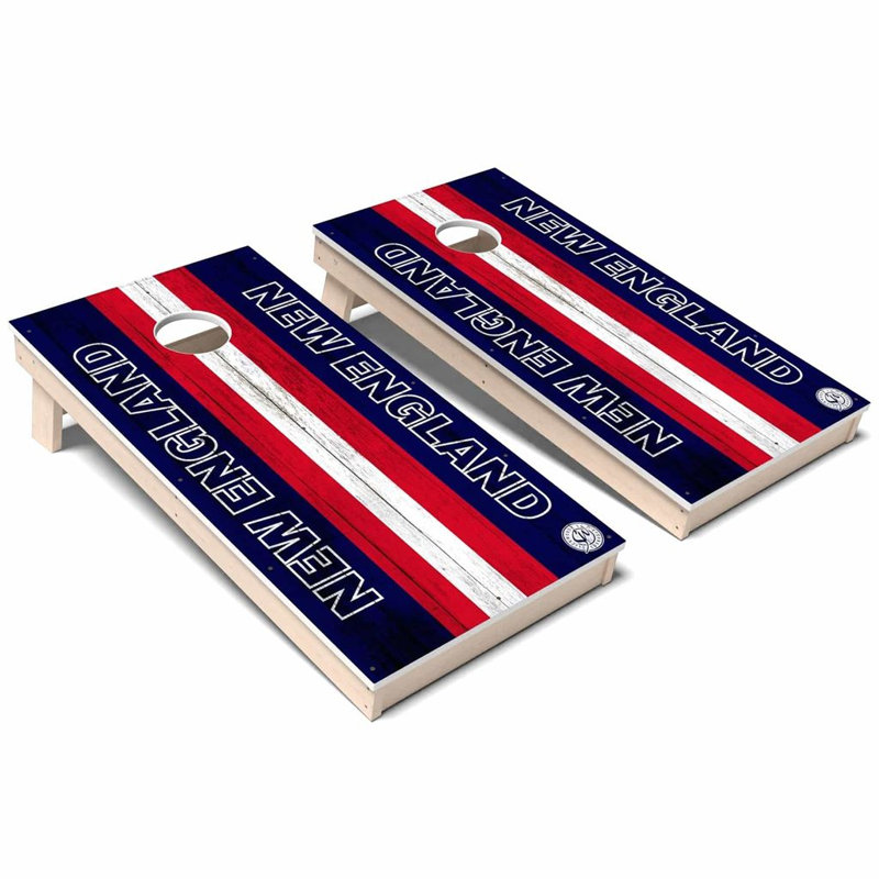Ensemble de jeu de cornhole de football New England, Ajouter un étui et des lumières