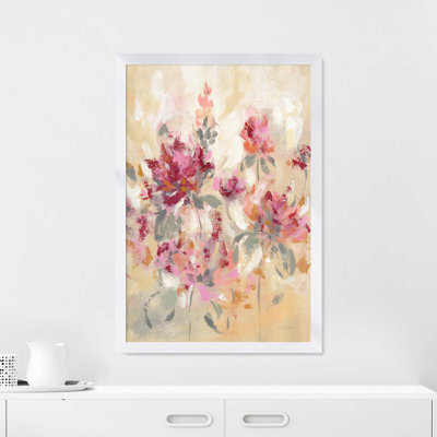 « floral reflections i », reproduction de peinture à l’acrylique
