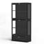 Vitrine de 168 cm de haut avec éclairage RVB, noire-1236591515