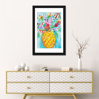 Pineapple Fizz - Wall Art Print - Framed Fine Art Paper