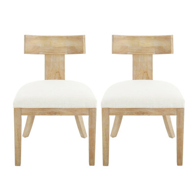 Sipos Fabric Upholstered Side Dining Chairs