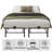 Antich Queen Metal Bed with 360° Mattress Retainers and Under-Bed Storage, No Box Spring Needed, Easy Assembly-516876031