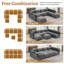 Canapé modulaire surdimensionné Heffernan-738220066-784555829
