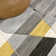 Fayma Retro Diamonds Geometric Yellow/Gray/Cream Rug