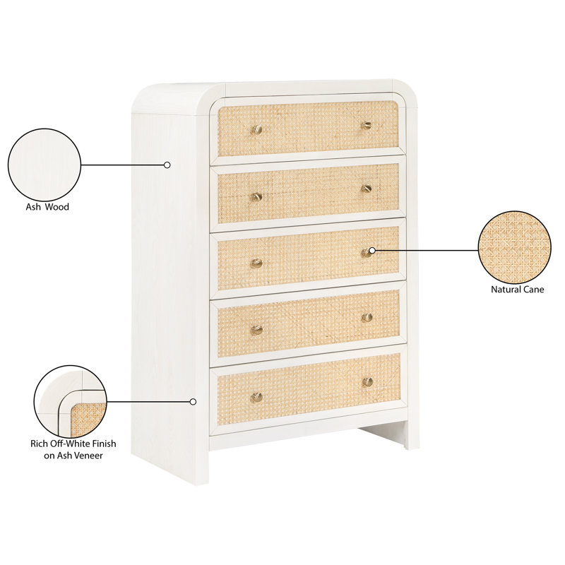 Aerik 5 - Commode, Blanc