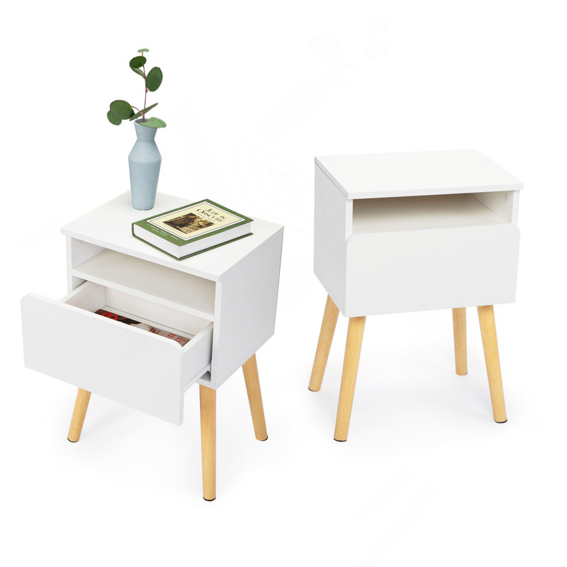 2-Piece Modern Bedside Table