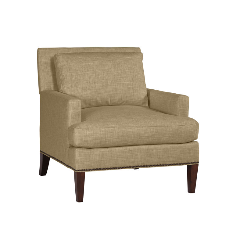 Audrey 36" Wide Armchair, Crystal Camel Polyester