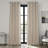 Oneridge Room Darkening Faux Linen Single Curtain Panel-806733068-907742789