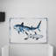 Requins règle - reproduction sur toile tendue-1739565872