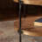 Drake Round Wood Coffee Table with Metal Legs