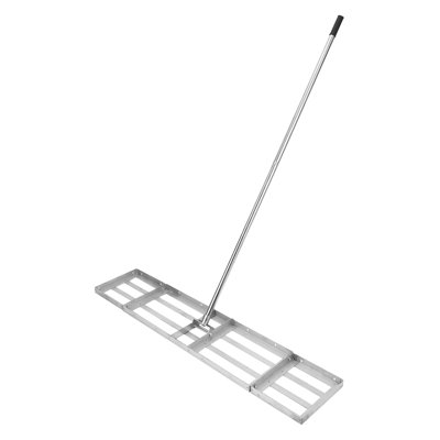 Lawn Levelling Rake, Hand Heavy Duty Lawn Leveller Rake, (Professional-Grade) Lawn Leveller Tool with 180° Flexible Rotation, Stainless Steel Lawn Le
