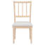 Ensemble de 5 pièces de salle à manger rondes comprenant 3 chaises rembourrées et un banc pour plusieurs environnements. Sièges de charme rustique au design moderne avec des courbes variées.