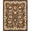 Tapis brun à motif floral Britannia-28878832
