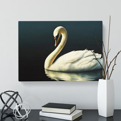Unbelievable Swan - Wrapped Canvas