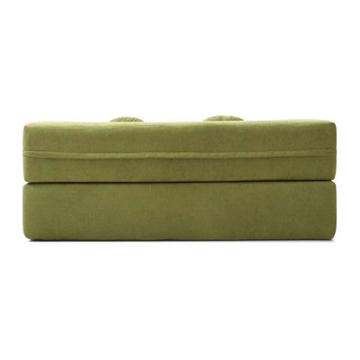 2-in-1 Folding Sofa Bed with Pillow, Twin Sleeper for Living Room, Guest Use, and Small Spaces, No Assembly Required