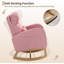 Chaise berçante en molleton Teddy-695264395