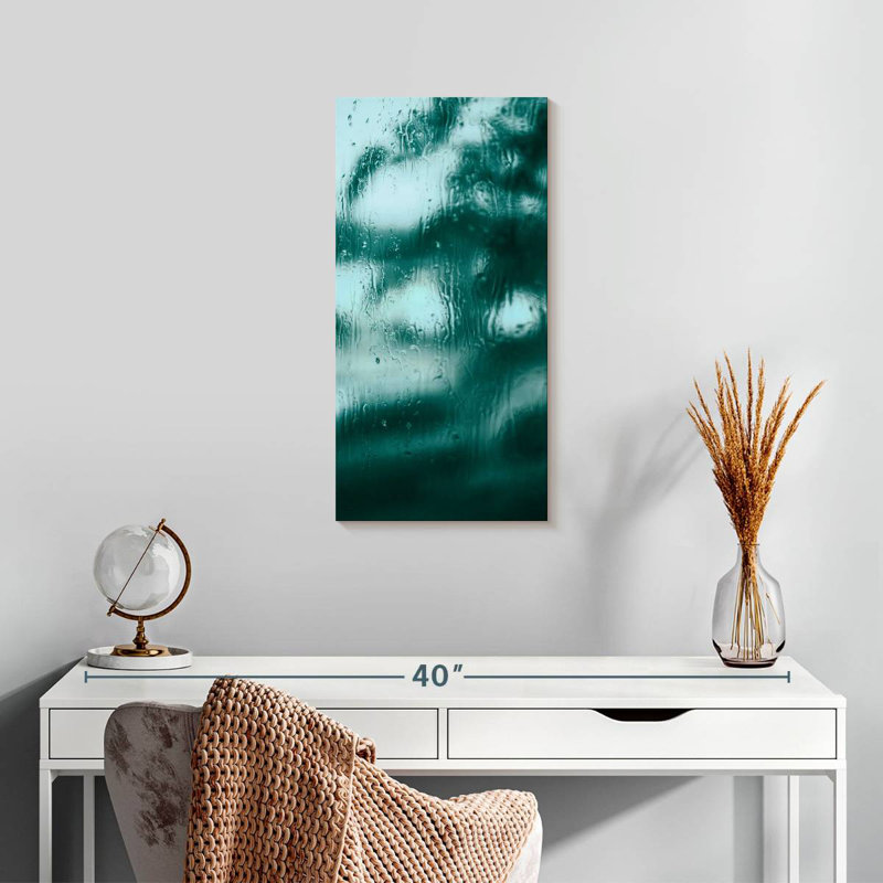 Mouvement bleu, H 24 po x l 12 po