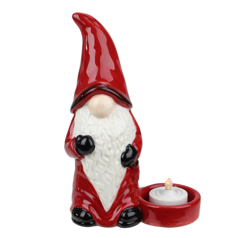 Porte-bougie de Noël 7 po Gnome