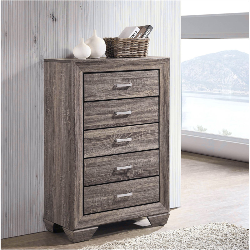 Commode de chambre 5 tiroirs Harrison