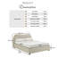 Roselane Upholstered Fabric Ottoman Bed Frame - Pillow Headboard Design        -1833108605-1833108600