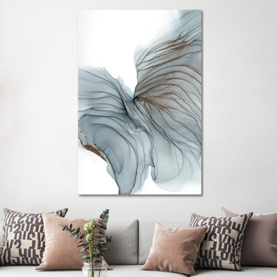 Butterfly 1 Piece Wrapped Canvas Wall Art