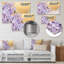 Lilas printemps harmonie dorée III - art mural floral en métal, lilas-2051507698