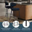 Tabouret de comptoir pivotant 27 po Bayville-114314624
