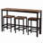 Counter Height Extra Long Dining Table Set-578097850