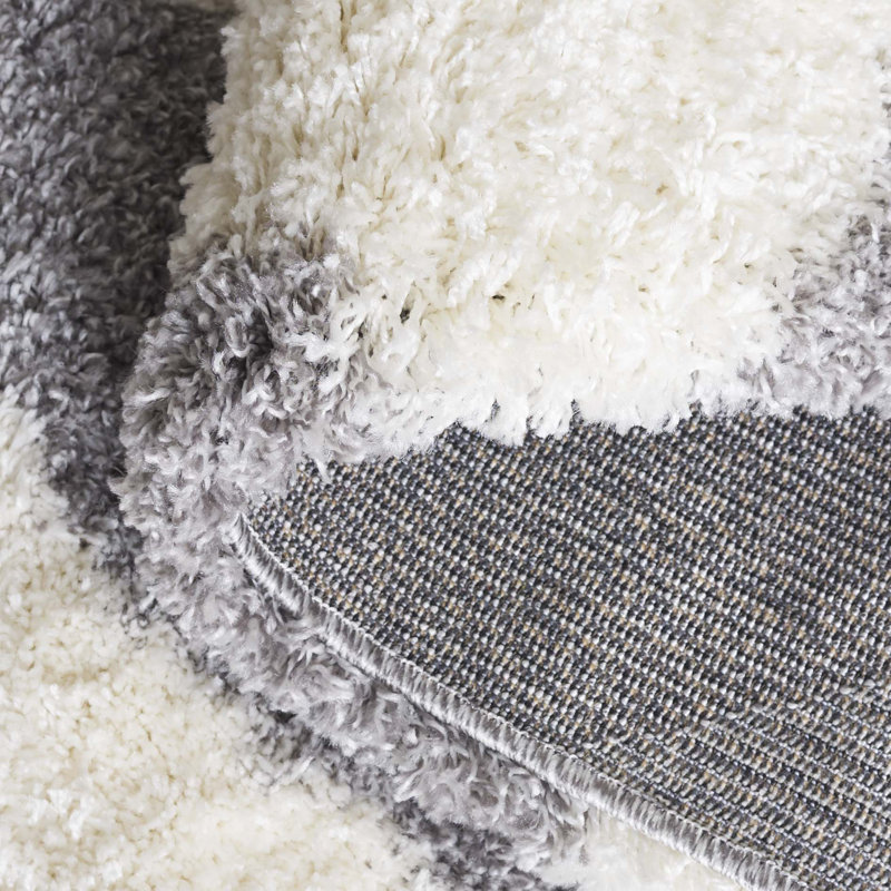 Furlow Shag Performance Geometric Rug, Rectangle 5'1" x 7'6"