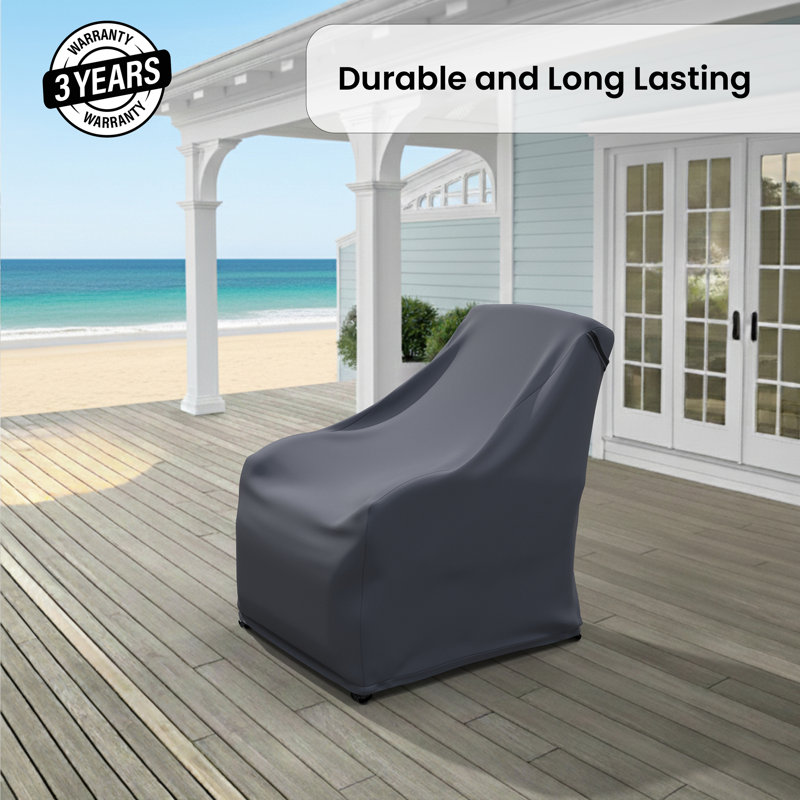 Eita Outdoor Metal Lounge Recliner Chair Patio Cover