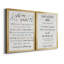 Guide to Self Care - Ensemble 2 pièces d'art textuel sur toile-1055995957-1055995962