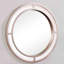 Meuble-lavabo et tabouret rembourré, miroir de 3 m, conduit en rosé, bois massif, 5 tiroirs et plus pour la chambre à coucher avec décor