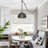1 - Light Dome Pendant with Rope Accents-1040959647