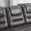 Fauteuil inclinable manuel 3 places avec 2 porte-gobelets intégrés pour le salon et la chambre à coucher-318715570
