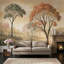 Papier peint paysage pastoral Misty-724762049-724762056