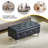 Upholstered Storage Ottoman Bench For Bedroom End Of Bed Faux Leather Rectangular Storage Benches Footrest With Crystal Buttons For Living Room Entryway-1977612122