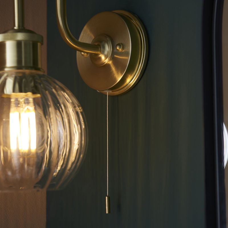 Lathrop 1 - Satin Brushed Gold Plate Barn Light