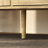 Mid-Century Modern Sideboard With Rattan Doors And Adjustable Shelves