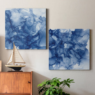 «Beyond the Deep I», ensemble de 2 reproductions d'art sur toile tendue