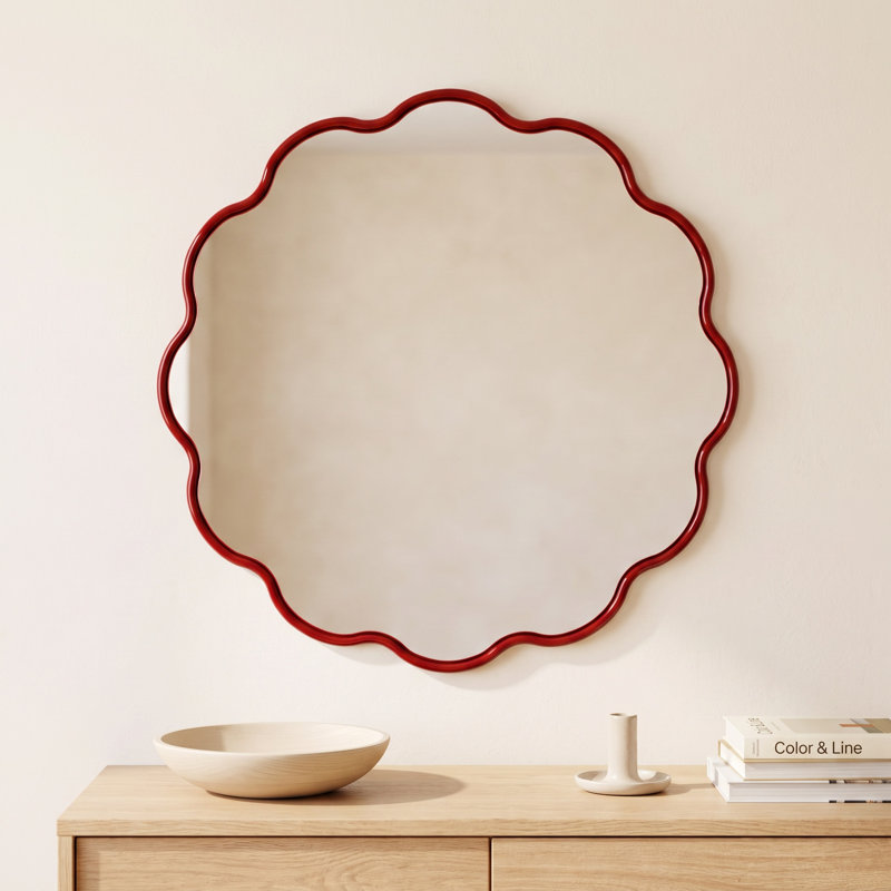 Anderson Mirror, Burgundy