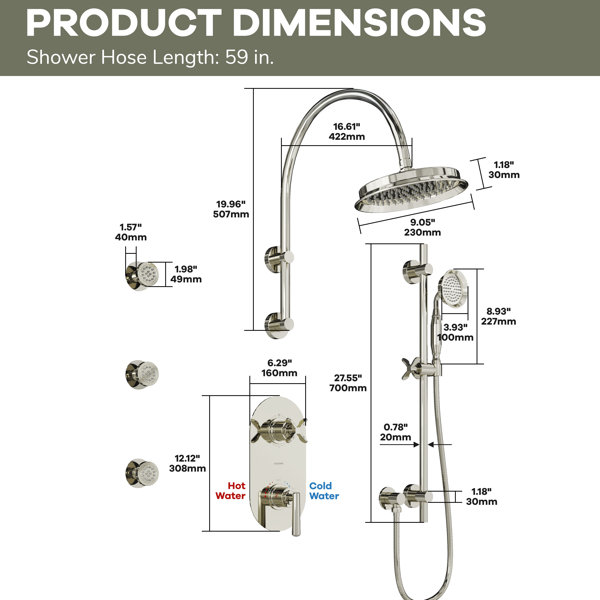 Dimensions du produit