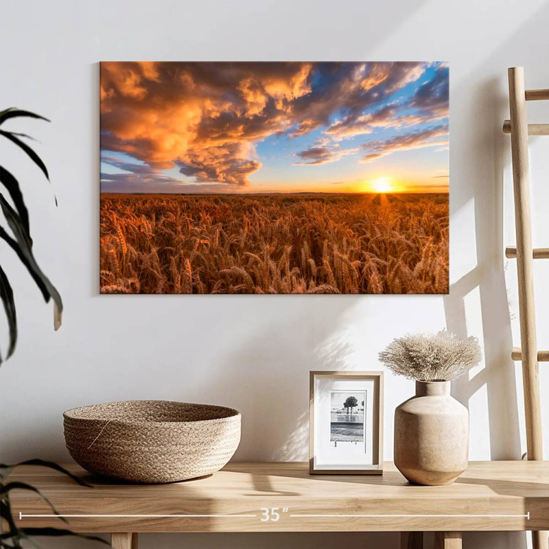 Harnek Wheat Field Sunset View