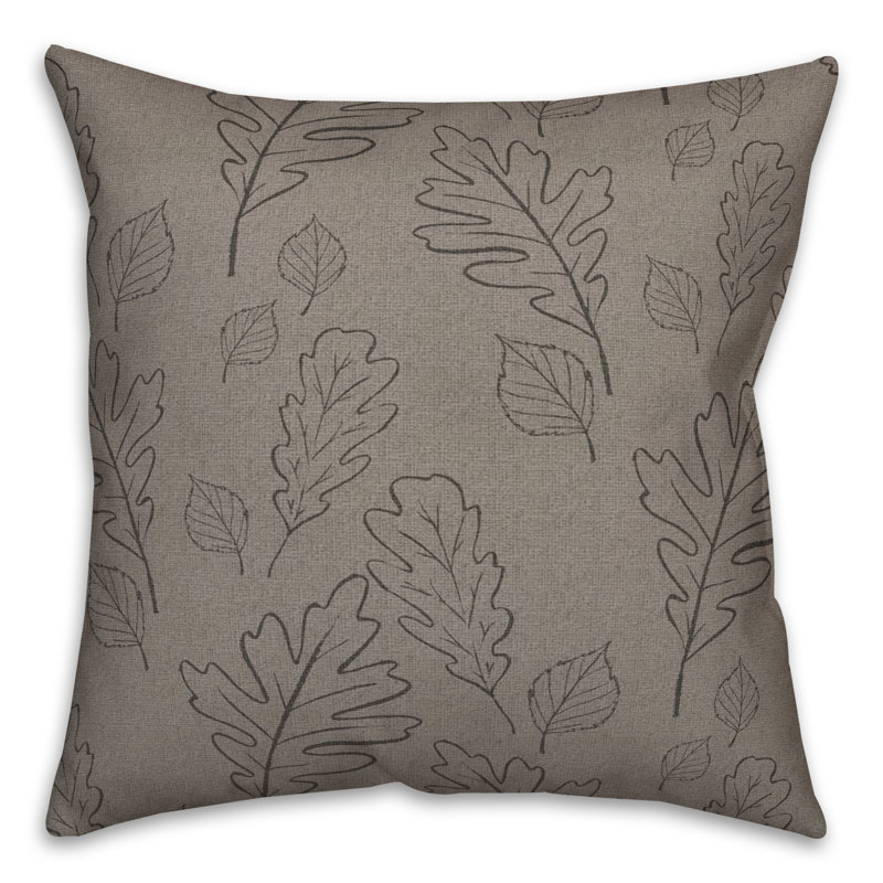 Coussin décoratif carré, Gris
