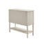 Commode décorative intrigante à 2 tiroirs avec des caractéristiques en bois massif pour le salon, construction à 2 tiroirs, décoration intérieure-1379877233