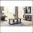 Walnut Sofa Table With 2-Shelf