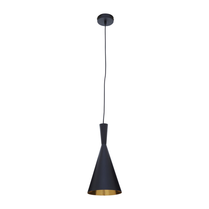 Brodnax 1 - Light Black Cone Pendant