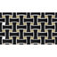 Metro Dog Bone Basketweave 0.92 In. X 2.26 In. Porcelain Basketweave Mosaic Wall Tile-860539074