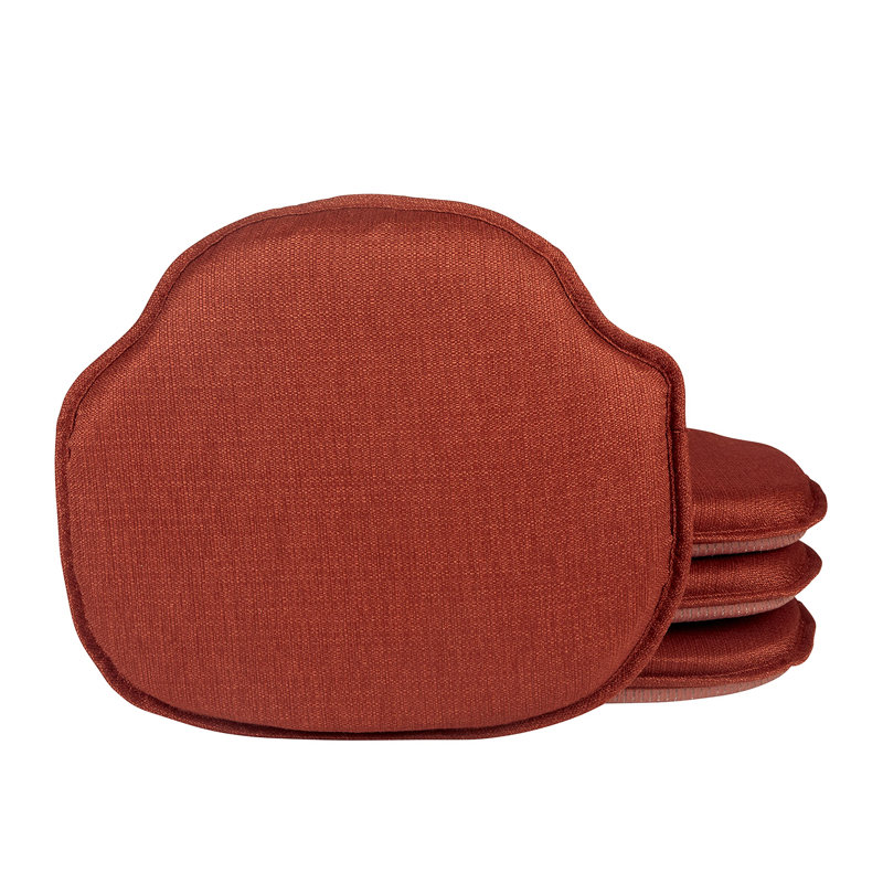 Hueur Latitude Run Non-Slip Windsor Chair Cushions, Flame